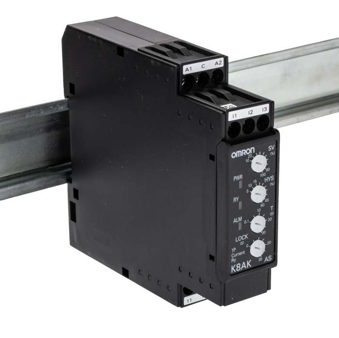 Omron Current Monitoring Relay, 1 Phase, SPDT, DIN Rail