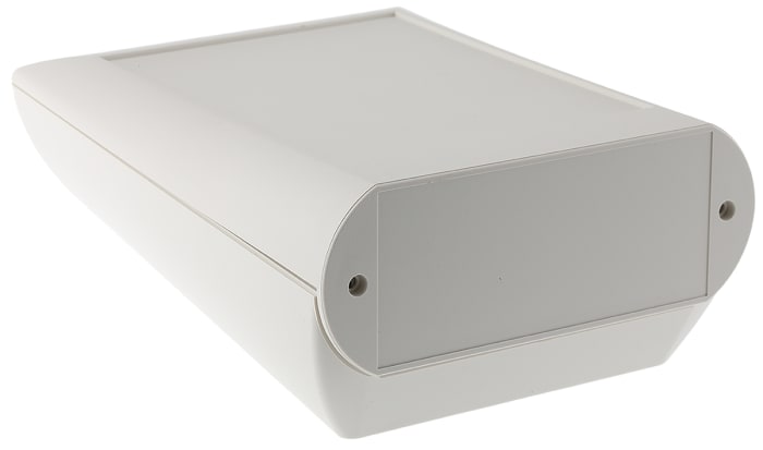 Boîtier pupitre OKW Comtec en ABS Blanc, 120 mm x 150 mm x 63 mm