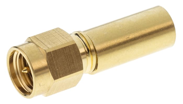 Rosenberger SMA Series, Plug Cable Mount SMA Connector, 50Ω, Crimp Termination, Straight Body