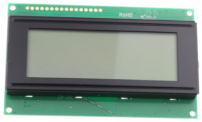 Midas MC42005A6W-FPTLW Alphanumeric LCD Display White, 4 Rows by 20 Characters, Transflective