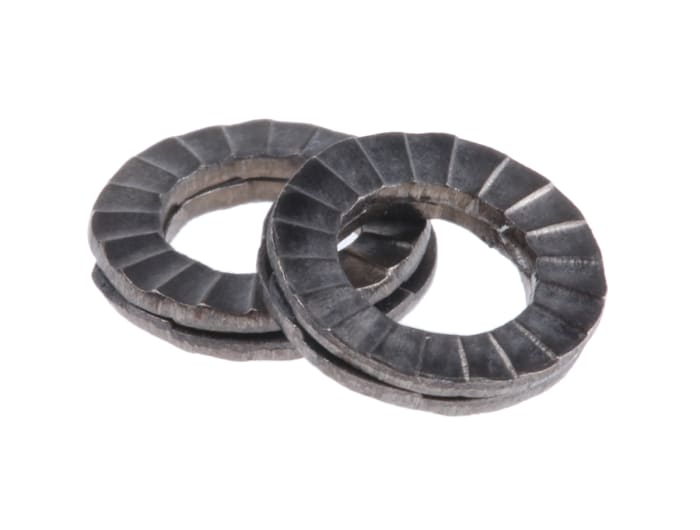 Heico A4 316 Stainless Steel Wedge Lock Washers, M5