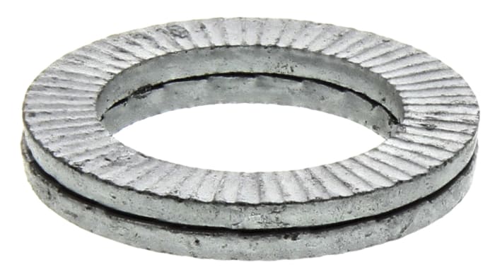 Heico Delta Protekt Unalloyed Steel Wedge Lock Washers, M16