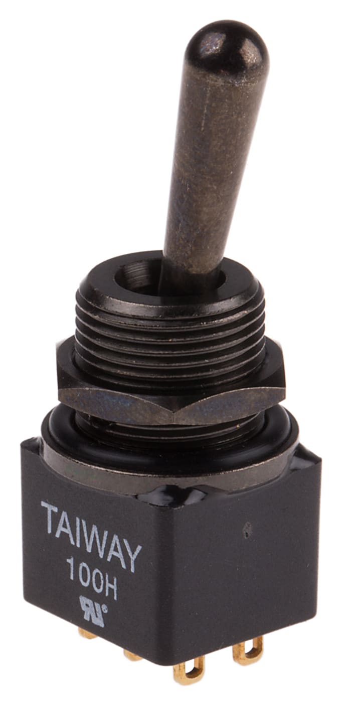 RS PRO RS PRO Toggle Switch, PCB Mount, On(On), DPDT, Solder