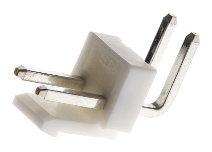 JST VH Series Right Angle Through Hole PCB Header, 2 Contact(s), 3.96mm Pitch, 1 Row(s), Shrouded