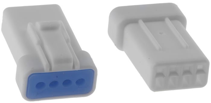 JST, JWPF Female Connector Housing, 2mm Pitch, 4 Way, 1 Row