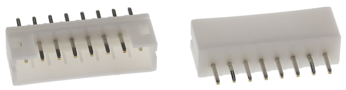 JST PH Series Straight Through Hole PCB Header, 8 Contact(s), 2.0mm Pitch, 1 Row(s), Shrouded