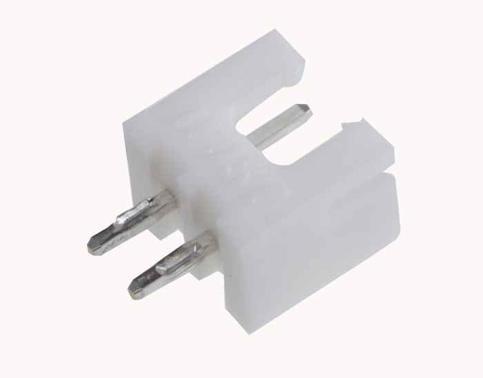 JST XH Series Straight Through Hole PCB Header, 2 Contact(s), 2.5mm Pitch, 1 Row(s), Shrouded