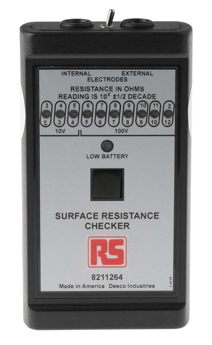 RS PRO Surface ESD Tester