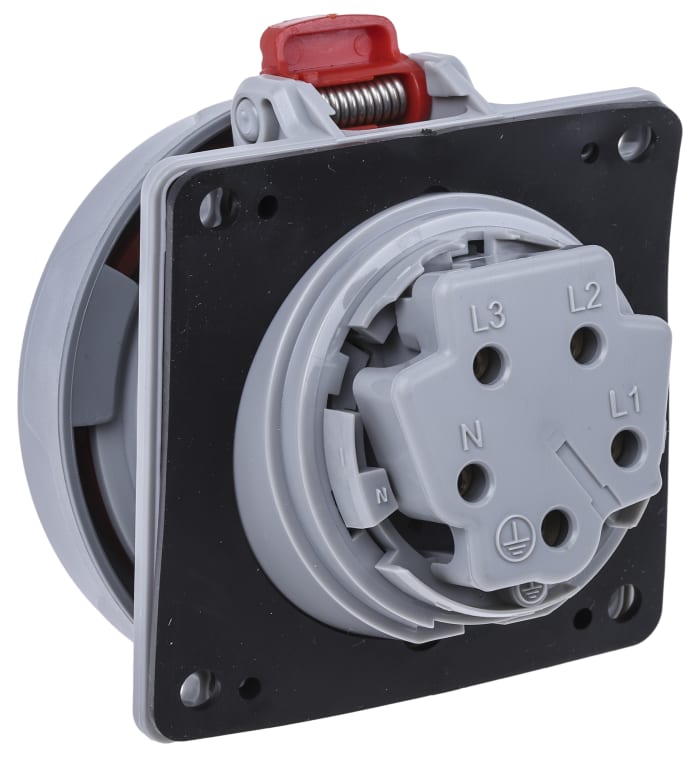 5 553 89 Legrand | Legrand, P17 Tempra Pro IP66, IP67 Red Panel Mount ...