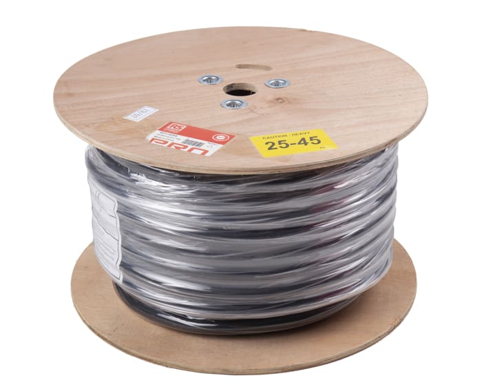 Câbles d'alimentation RS PRO 5G6 mm², Noir, 50m