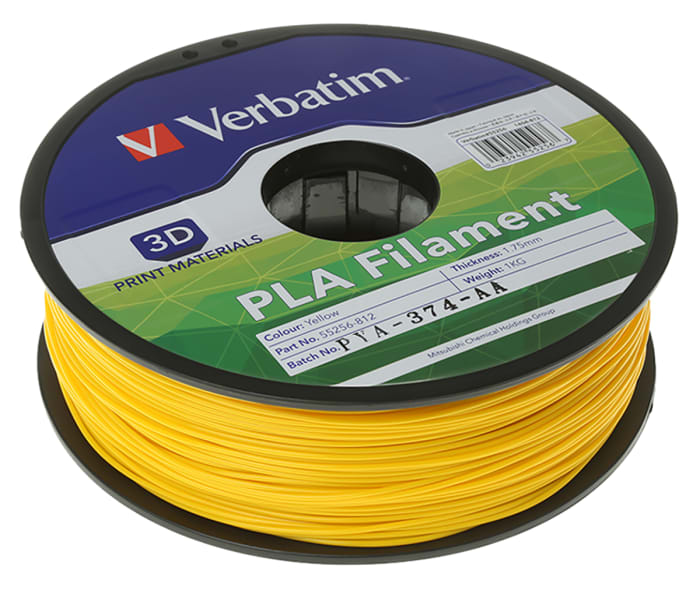 Verbatim 1,75mm Sarı 3D Yazıcı Filament, 1kg, PLA