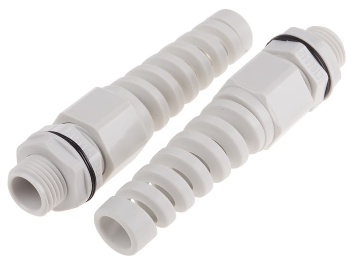 Presse-étoupe RS PRO, M16, en Nylon 66, Ø 5mm à Ø 10mm, avec contre-écrous, IP68