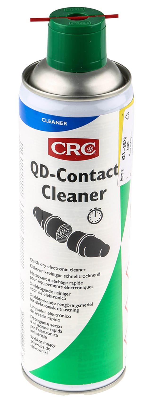 Nettoyant pour contacts électriques CRC QD-Contact Cleaner, Aérosol 500 ml