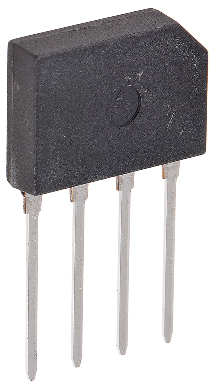 KBP04G DiodesZetex Diodes Inc KBP04G, Bridge Rectifier, 1.5A 400V, 4