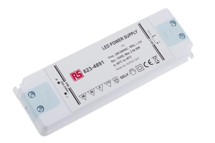 RS PRO, 12V Output, 30W Output, 0 → 2.5A Output, Constant Voltage