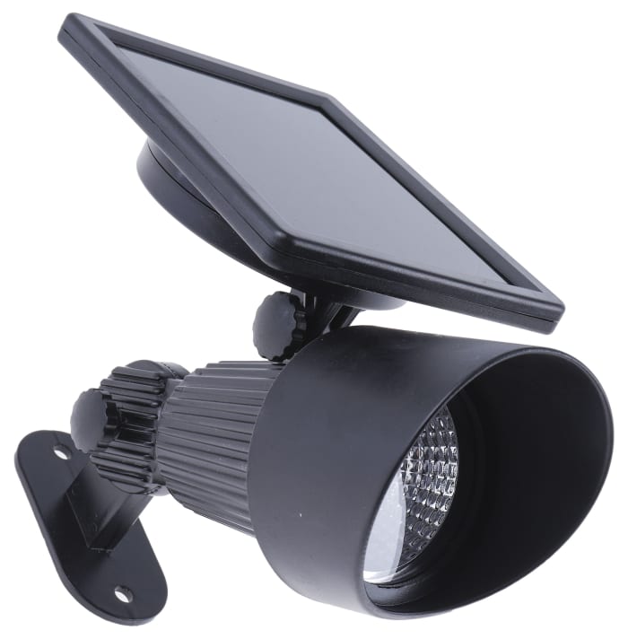 Solar Centre Helios, Solar Powered Floodlight, 4 LED, 800 mW, IP44