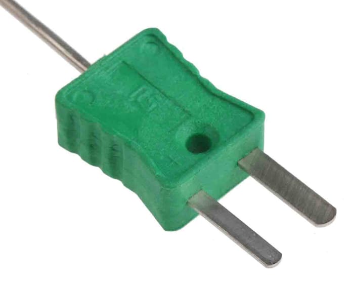 RS PRO Type K Thermocouple 1 m Length, 1.5 mm Diameter → 800 °C Max