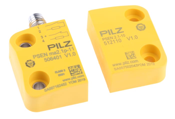 Interruptor sin contacto Pilz PSENmag, NA/NC, 24V dc, IP67