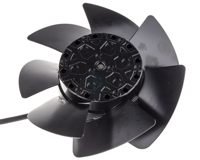 ebm-papst A2S130 Series Axial Fan, 230 V ac, AC Operation, 325m³/h, 50W, 300mA Max, IP44, 138.3 x 56.9mm