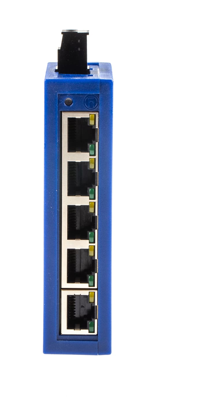 Switch Ethernet no gestionado Hirschmann 943824002 SPIDER 5TX, 5 puertos RJ45, Montaje Carril DIN