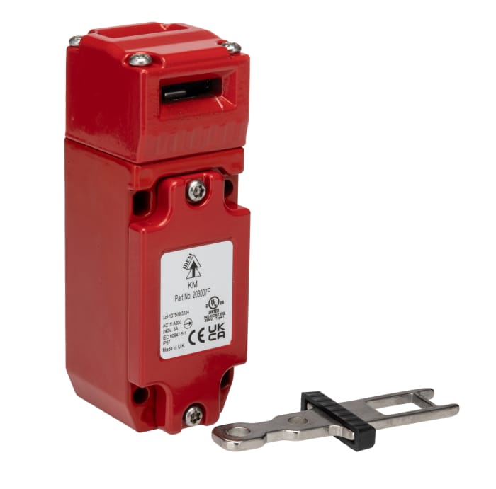 IDEM KM Safety Interlock Switch, 3NC/1NO, Keyed Actuator Included, Metal