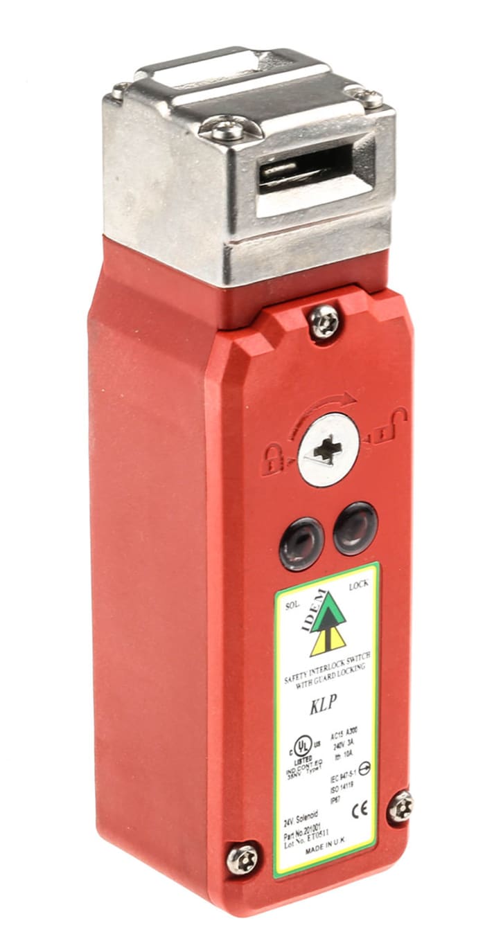 201001 IDEM | IDEM KLP Series Solenoid Interlock Switch, Power to ...