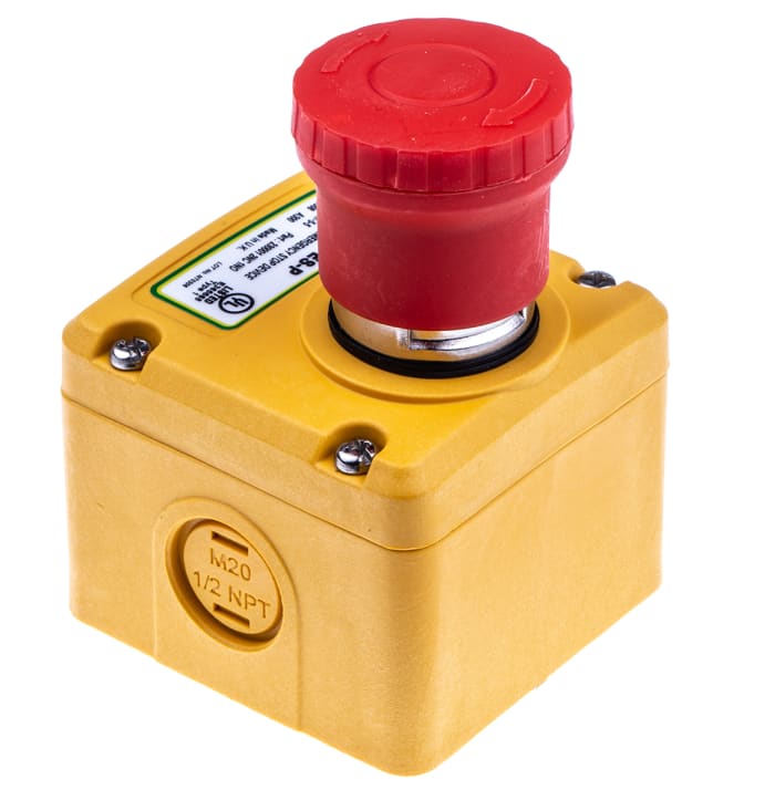 230001 IDEM | IDEM ES Series Twist Release Emergency Stop Push Button ...