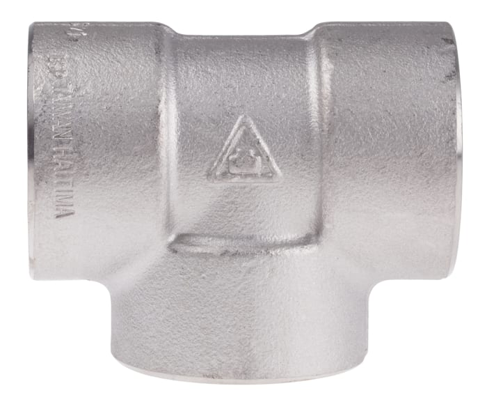 RS PRO | RS PRO Stainless Steel Pipe Fitting, Tee Circular Tee, Female ...