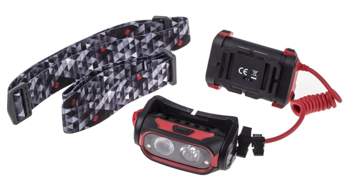 Nightsearcher LED Head Torch Black 550 lm