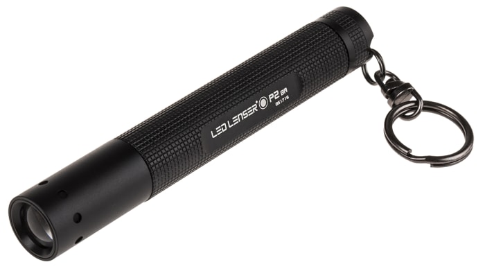 Led Lenser P2BM LED Keyring Torch Black 16 lm, 102 mm