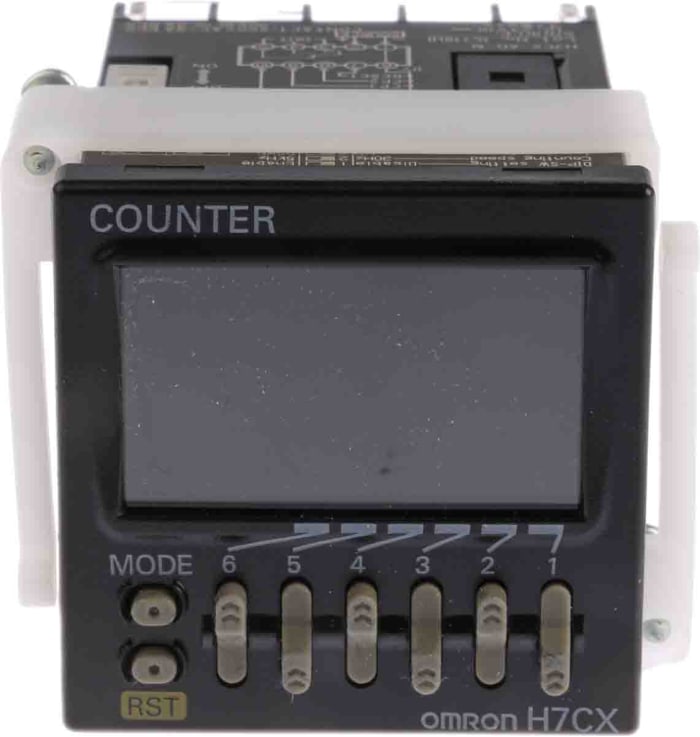 Omron H7CX Counter, 6 Digit LCD, 10kHz, 12 → 24 V dc