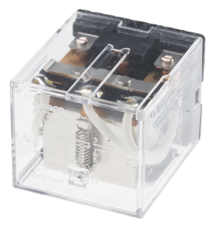 Omron Plug In Non-Latching Relay, 24V dc Coil, 10A Switching Current, 3PDT