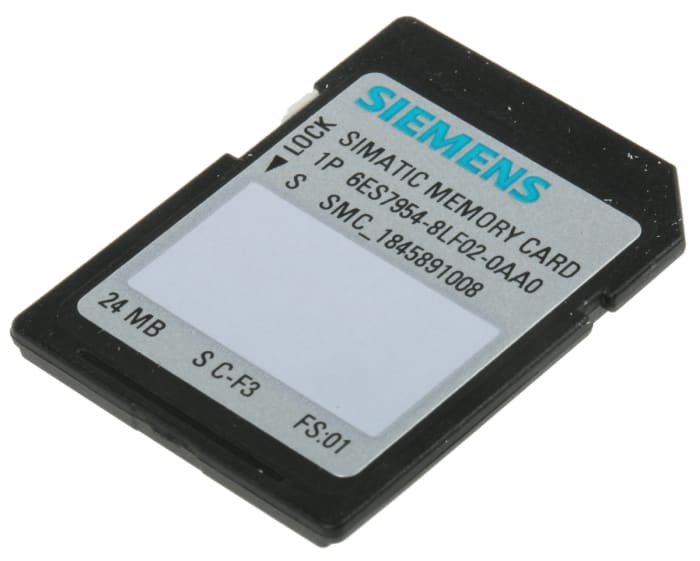 Siemens SD Card for Use with SIMATIC S7-1200 Series CPU