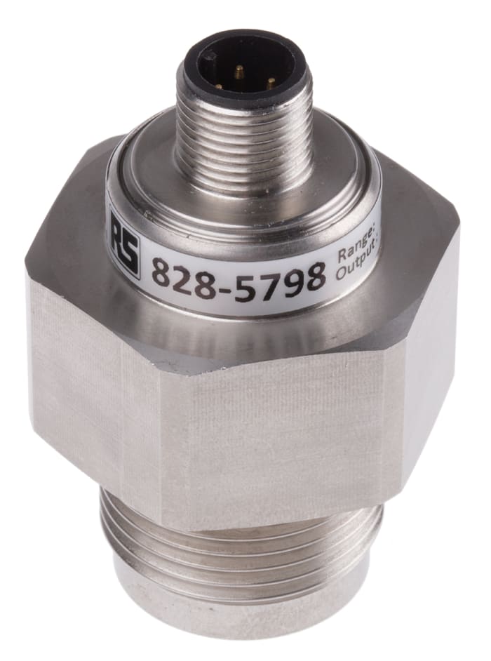 RS PRO Pressure Sensor, 0bar Min, 2bar Max, Voltage Output, Gauge Reading