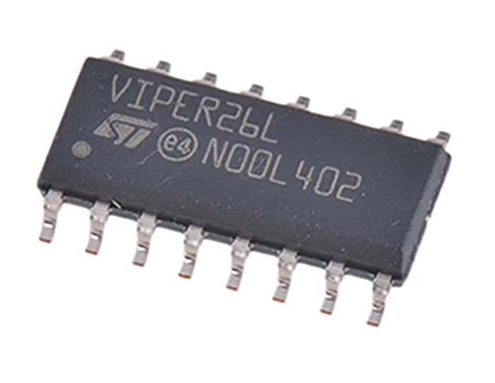 STMicroelectronics VIPER26LD SMPS Akım Kontrol Entegresi, 16-Pinli, SOIC