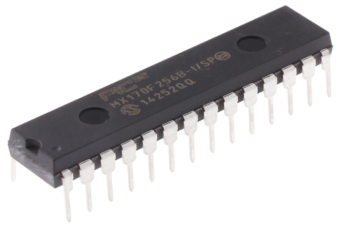 Microchip, 32bit PIC, PIC32MX Microcontroller, 50MHz, 256 + 3 kB Flash, 28-Pin SPDIP