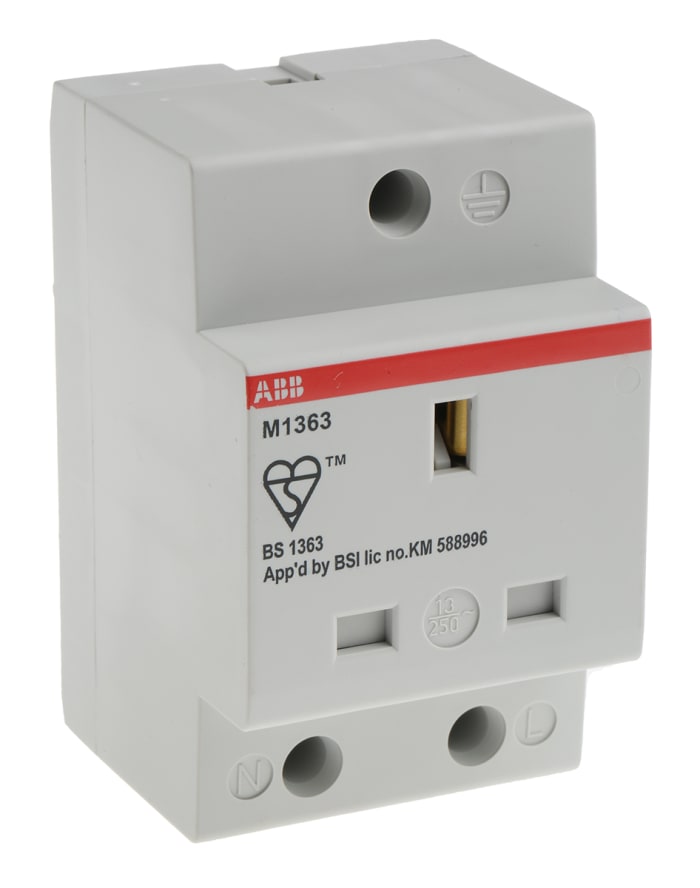 2CSM259343R0721 M1363 ABB BS Din Rail Mounting Modular Socket 829