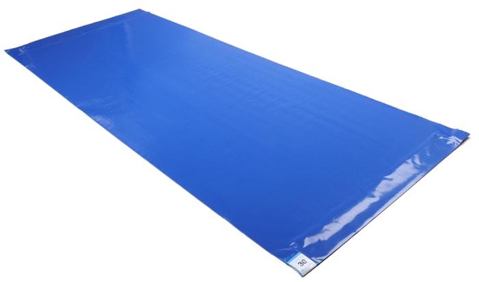 Tapis antistatique pour Salle blanche RS PRO, 1.14m x 460mm x 1.65mm