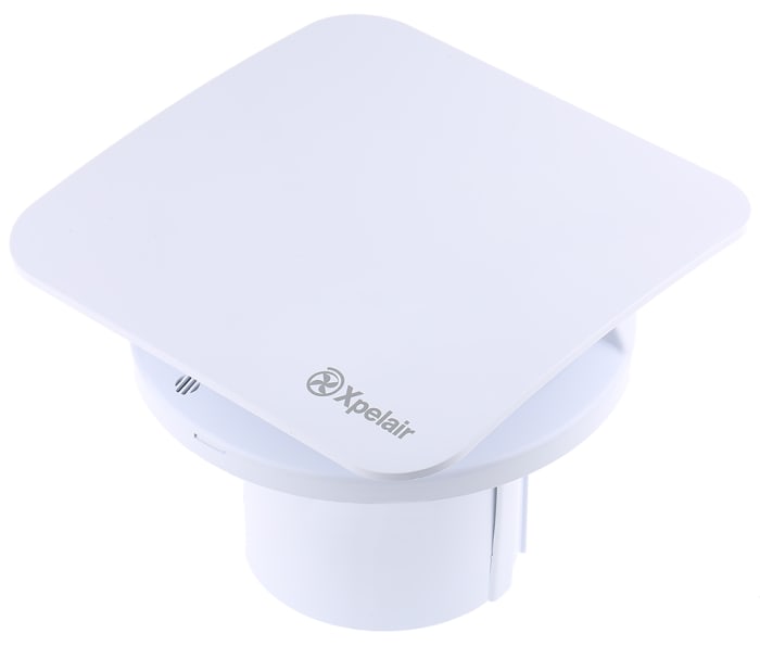 Xpelair 92960RS         Simply Silent Square Ceiling Mounted, Wall Mounted Extractor Fan, 54m³/h, 15dB(A), Intermittent