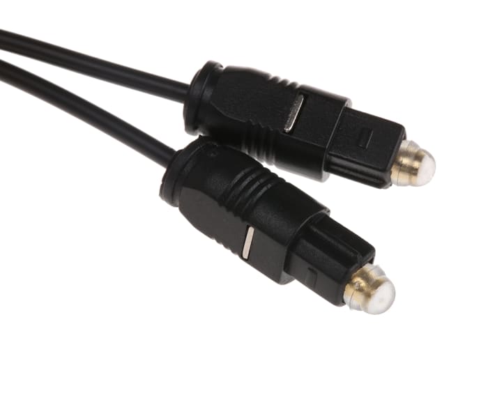 Câble audio optique RS PRO, 2.5m, TOSlink/ TOSlink