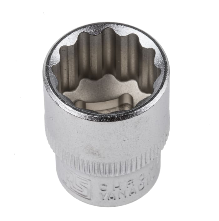 RS PRO 3/8 in Drive 16mm Standard Socket, 12 point