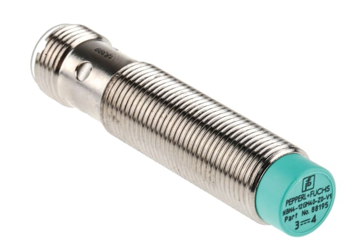 Capteur de proximité Pepperl + Fuchs, M12, Détection 4 mm, 2 fils NO, 5→30 V c.c.