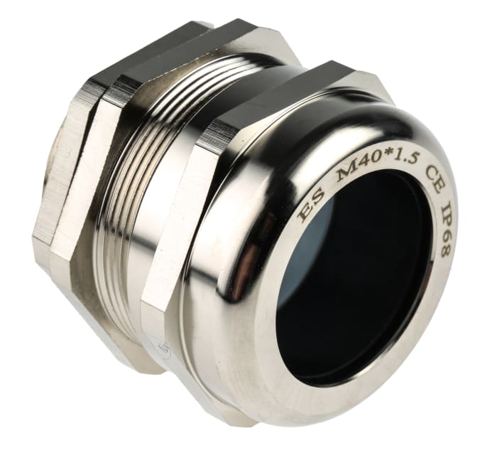 Presse-étoupe RS PRO, M40, Ø 22mm à Ø 32mm, avec contre-écrous, IP68