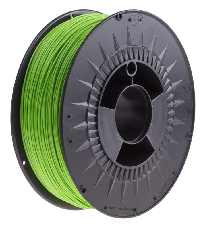 Filamento PLA 1.75mm Verde para Impresora 3D 1Kg