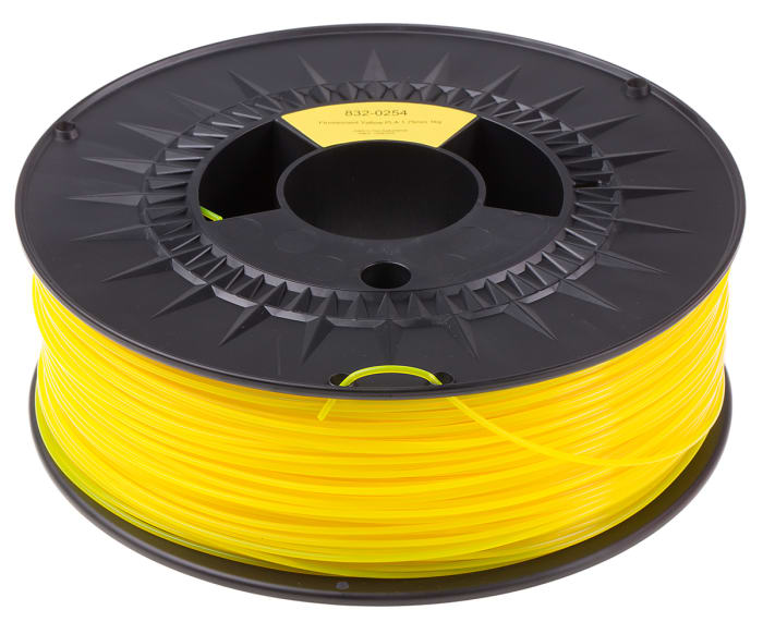 RS PRO 1.75mm Fluorescent Yellow PLA 3D Printer Filament, 1kg | RS PRO | RS  Components India