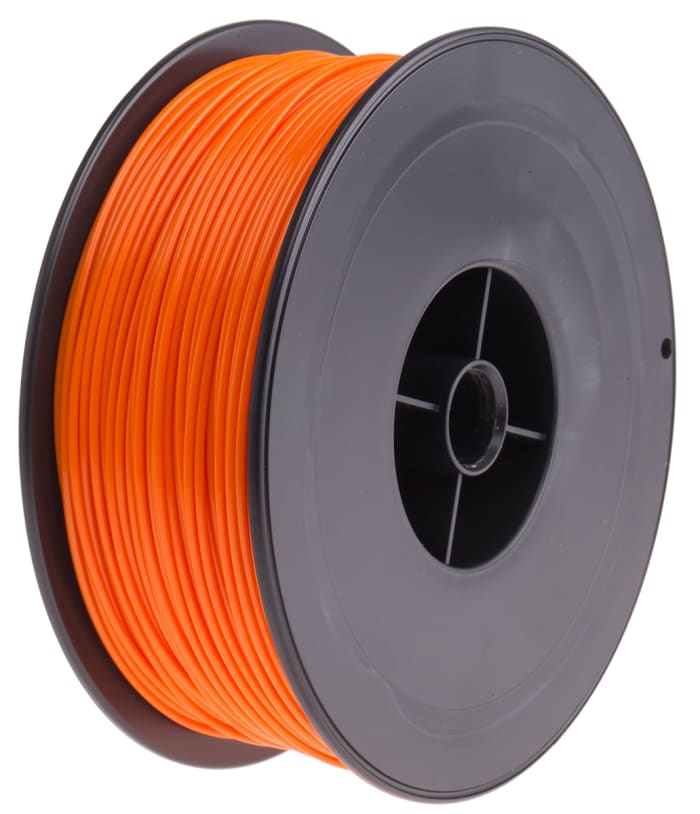 RS PRO 1.75mm Orange ABS 3D Printer Filament, 300g