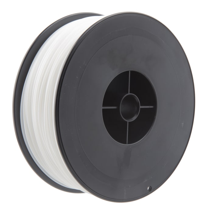 RS PRO 1.75mm Natural HIPS 3D Printer Filament, 300g