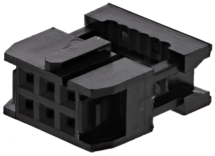Amphenol Communications Solutions 6-Way IDC Connector Socket for Cable Mount, 2-Row