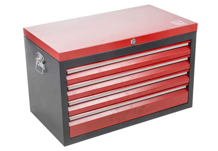 RS PRO 4 Drawer Steel Tool Chest