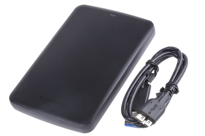 Toshiba Canvio Basics Black 1 TB Portable Hard Drive